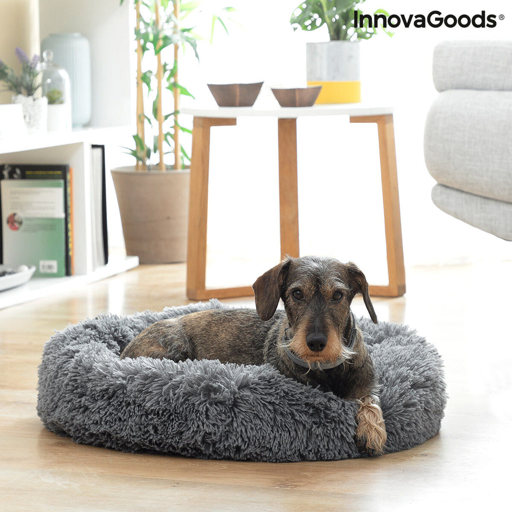 Panier Anti-stress Bepess – Gris Anthracite | Couchage Cocon Ø 60 cm