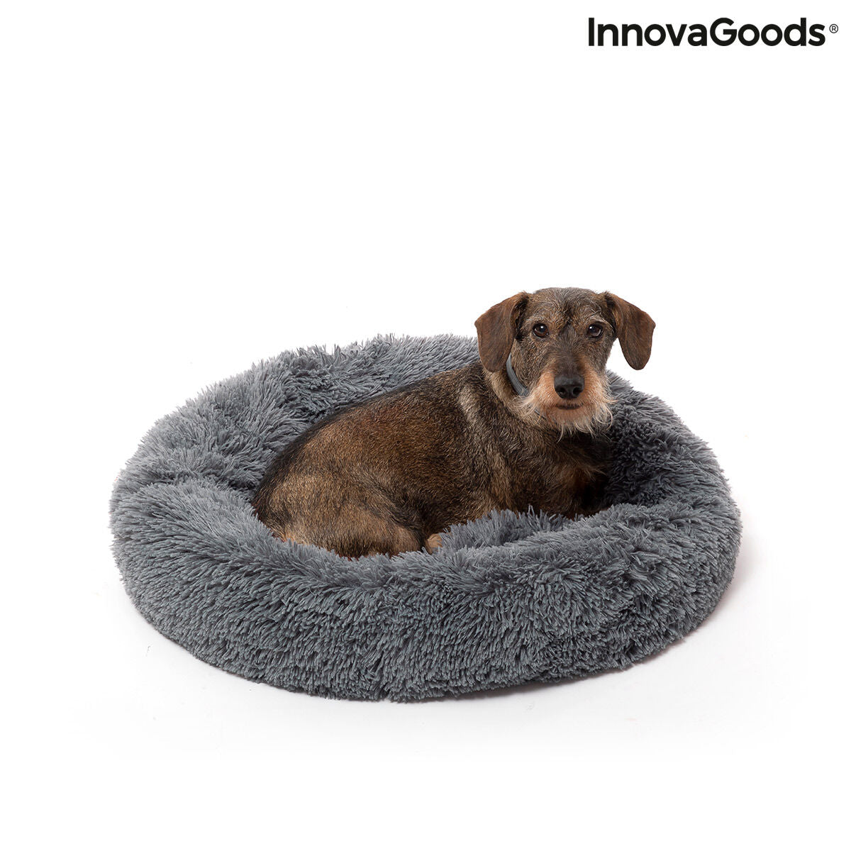 Panier Anti-stress Bepess – Gris Anthracite | Couchage Cocon Ø 60 cm