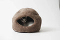 Dôme Nest en Laine Naturelle – Beige | Cocon Artisanal pour Animal