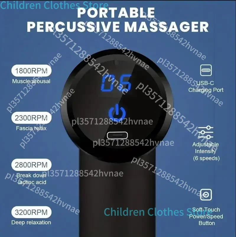 Pistolet de Massage Musculaire — Récupération Rapide & Soulagement des Douleurs