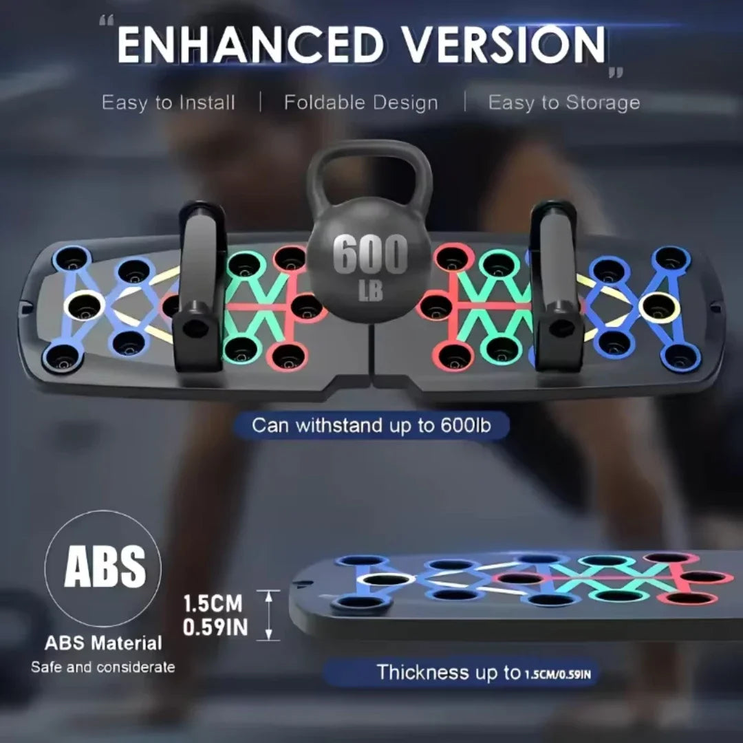 Planche à Pompes Multifonction — Musculation Complète à Domicile